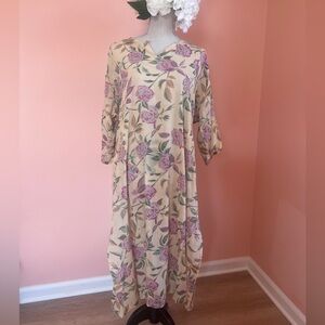 Vintage Anokhi Floral Tunic Dress